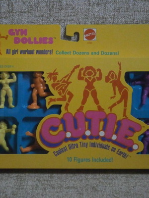 Gym Dollies C.U.T.I.E. Mattel vintage figures new, sealed