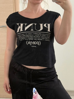 Tally Weijl Black Short Sleeve T-Shirt XS used