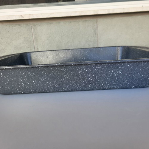 Aluminum baking tray with stone coating 46x31x7cm