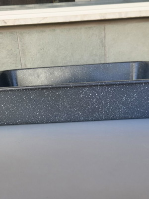 Aluminum baking tray with stone coating 46x31x7cm