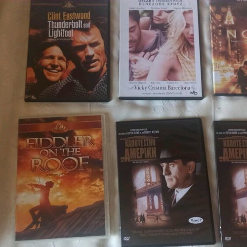 DVD movies used, action, drama and classic films