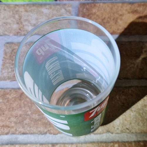 7 up collectible glass