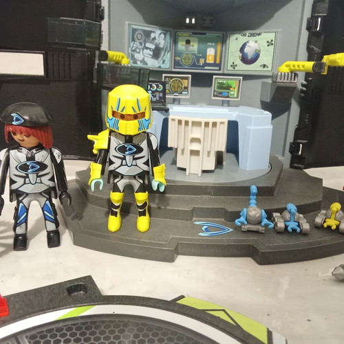 Playmobil Top Agents Dr. Drone Headquarters used set