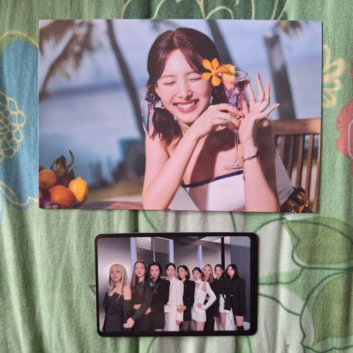 Twice album postcard and pre order benefit like new