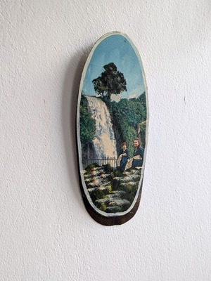 Vintage wooden frame used, painted from Edessa