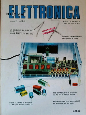 Nuova Elettronica electronics construction magazine like new, 5 issues