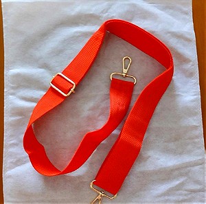 Λουράκι -Ιμάντας για τσάντα χιαστί σε κόκκινο χρώμα