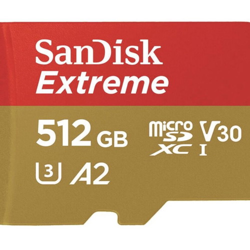 SanDisk Extreme Micro SD 500GB with adapter like new