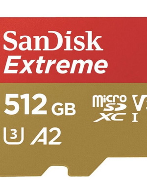 SanDisk Extreme Micro SD 500GB with adapter like new