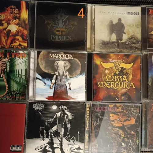 Heavy Metal CD like new, pack of 5