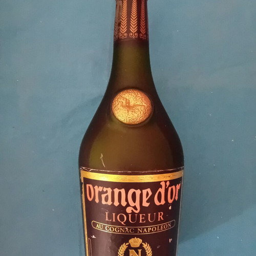 Orange d'or vintage liqueur with Cognac Napoleon base, new