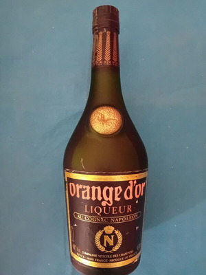 Orange d'or vintage liqueur with Cognac Napoleon base, new