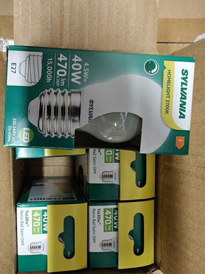 Ledvance and Sylvania dimmable LED bulbs E27 7.5W and GU10 6.9W new