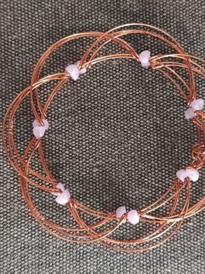 3D Wire Mandala bracelet made to order