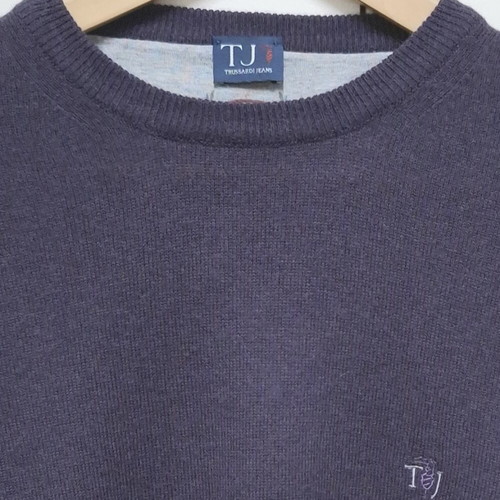 Trussardi Jeans purple men's sweater Medium like new
