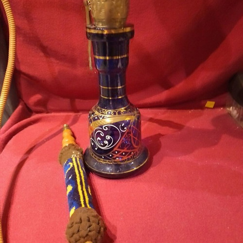 Traditional hookah used, height 52 centimeters