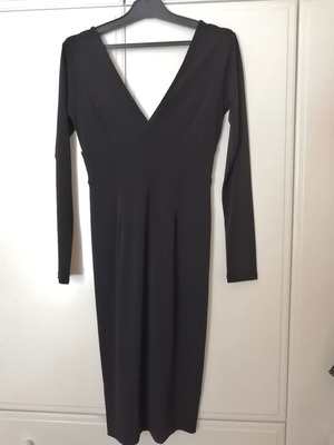 Victoria's Secret black evening dress with V neckline, Small