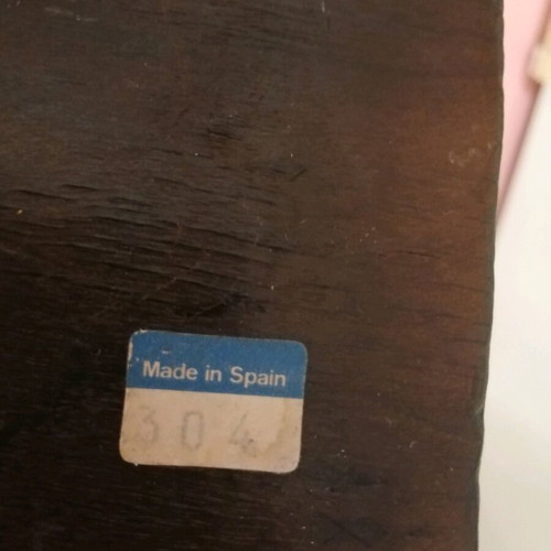 Μύλος του καφέ αντίκα μεταχειρισμένος, ισπανικός ξυλόγλυπτος