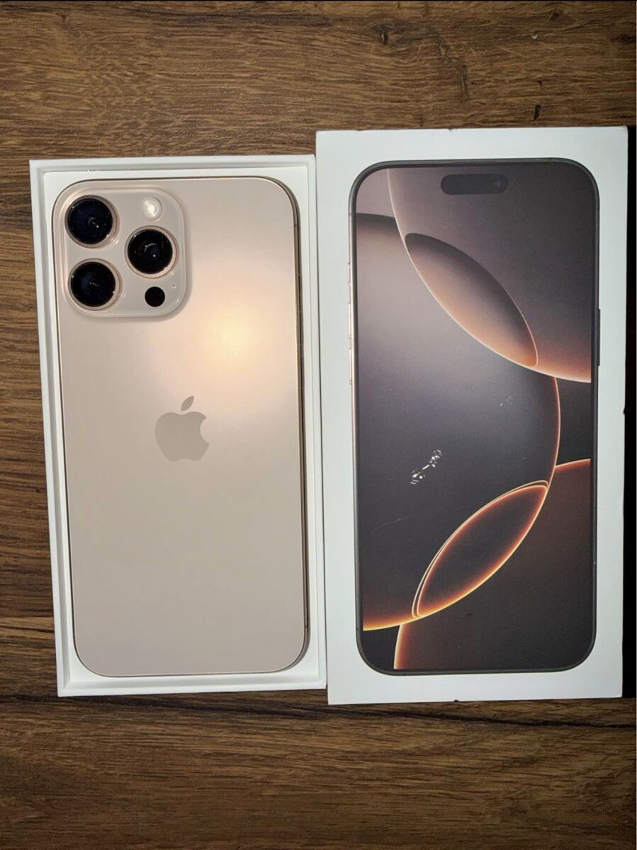 iPhone 16 Pro Max 256GB gold like new - € 880,00 - Vendora.cy