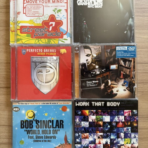 Electronic clubbing CDs collection like new, Armin van Buuren & more