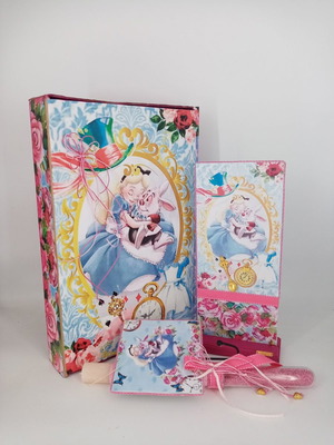 Λαμπάδα Αλίκη στην χώρα των θαυμάτων καινούργια, πασχαλινή χειροποίητη