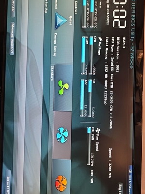 Asus H61M-K set i5-3470, 8GB RAM DDR3 like new