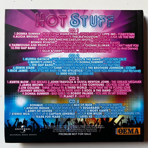 Hot Stuff 4 x CD box set used, pop