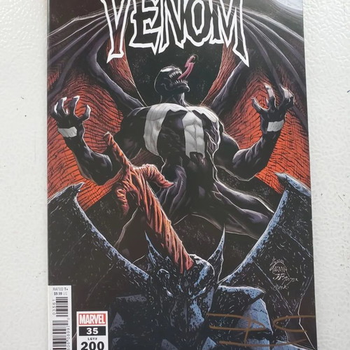 Venom #35 Ryan Stegman Variant Cover used signed by Donny Cates