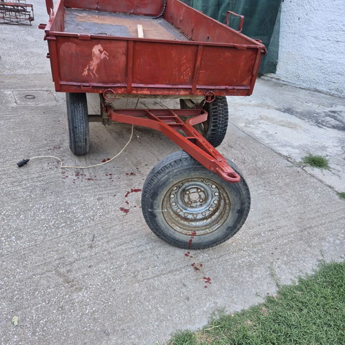 Car Trailer used, 1.5x3.20 with Drawbar 1.30