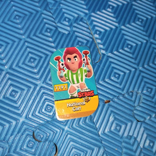 Brawl Stars Colt collectible iron tags set of 7, like new