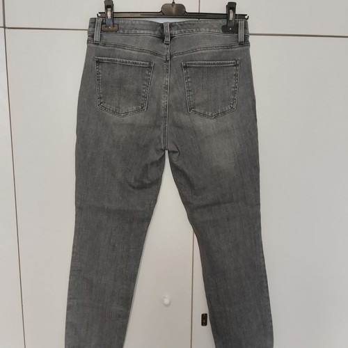 Talbots grey slim ankle jeans used, size 6p