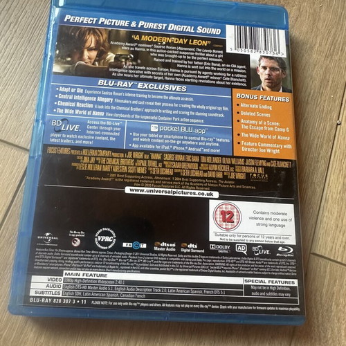 Hanna Blu-Ray used with English subtitles