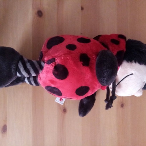 Nici Ladybird plush like new, 22 cm height