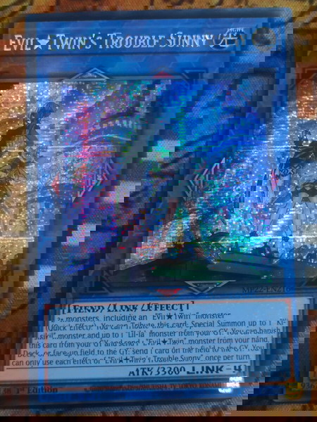 Evil Twins's Trouble Sunny (Secret Rare, Yugioh)