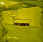 Pull&Bear transparent yellow handbag