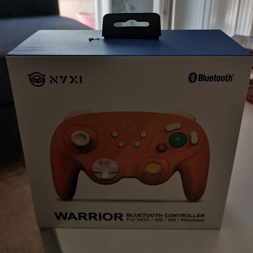 Nyxi Warrior Orange Wireless Controller for Nintendo GameCube and Wii new