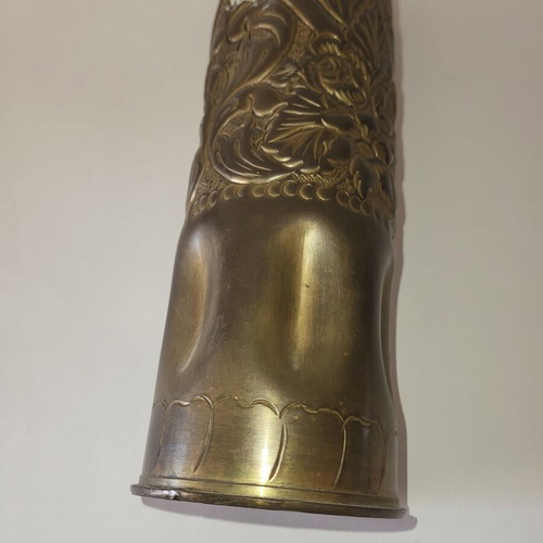 Bronze shell used, hand-carved, World War II