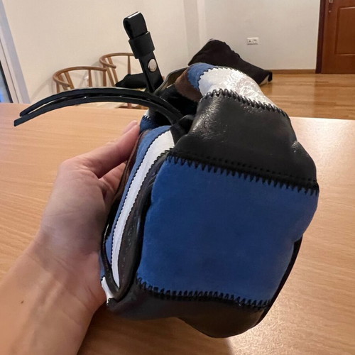 By Far leather mini bag new, multicolor handheld