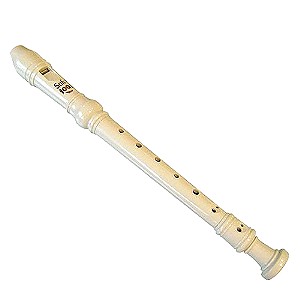 Φλογέρα λευκή μπαρόκ μουσικό όργανο 33cm