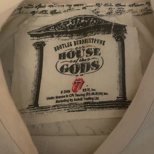 House of the Gods women's Rolling Stones top size M like new, gray