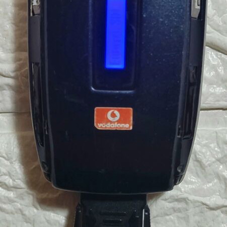 Sharp GX25 cell phone used blue with camera up to 7.9 MPixel
