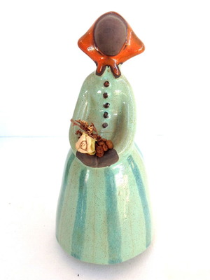Elsi Bourelius Ceramic Figurine used, Swedish Jie Gantofta