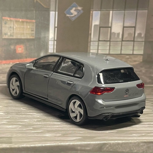 Volkswagen Golf 8 GTI diecast model new, Nardo Grey