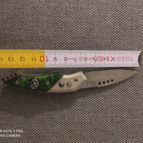 U.S.A Folded Blade Stainless Steel 14cm Like New