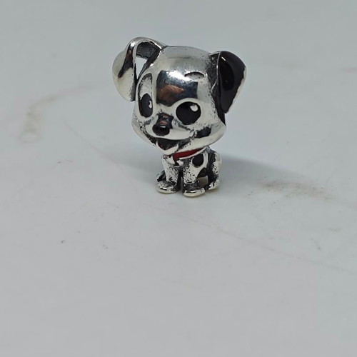 Disney 101 Dalmatians Patch Silver Charm like new
