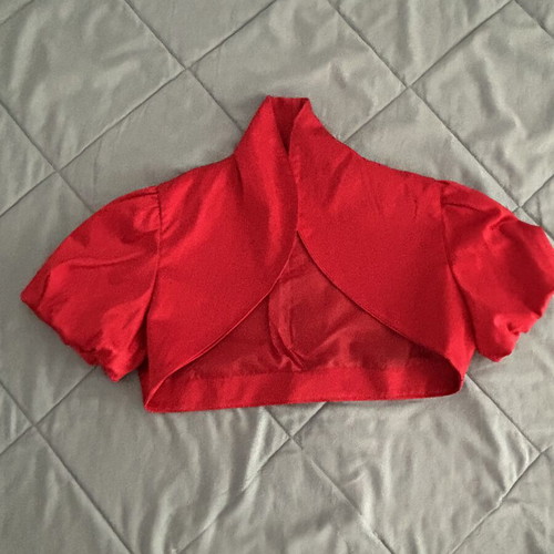 Women's red dress with bolero, size S