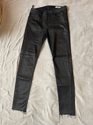 Reico black skinny pants like new with shine, size S