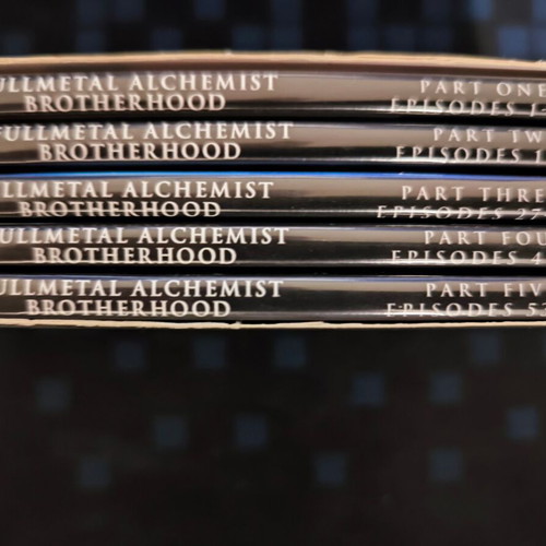 Fullmetal Alchemist: Brotherhood complete series DVD boxset, 10 discs