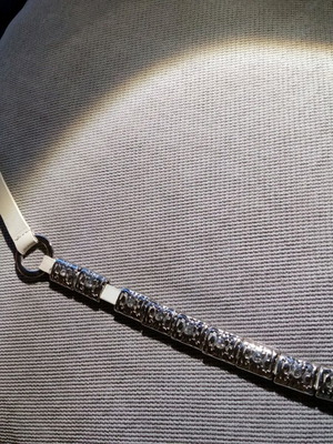 Women's belt used with leather and metal decoration