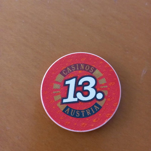 Set of 2 collectible casino chips from Austria like new